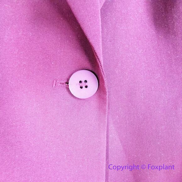 New! Eloquii Wide Belt Single Breasted Blazer burgundy, size 16 - Picture 10 of 14